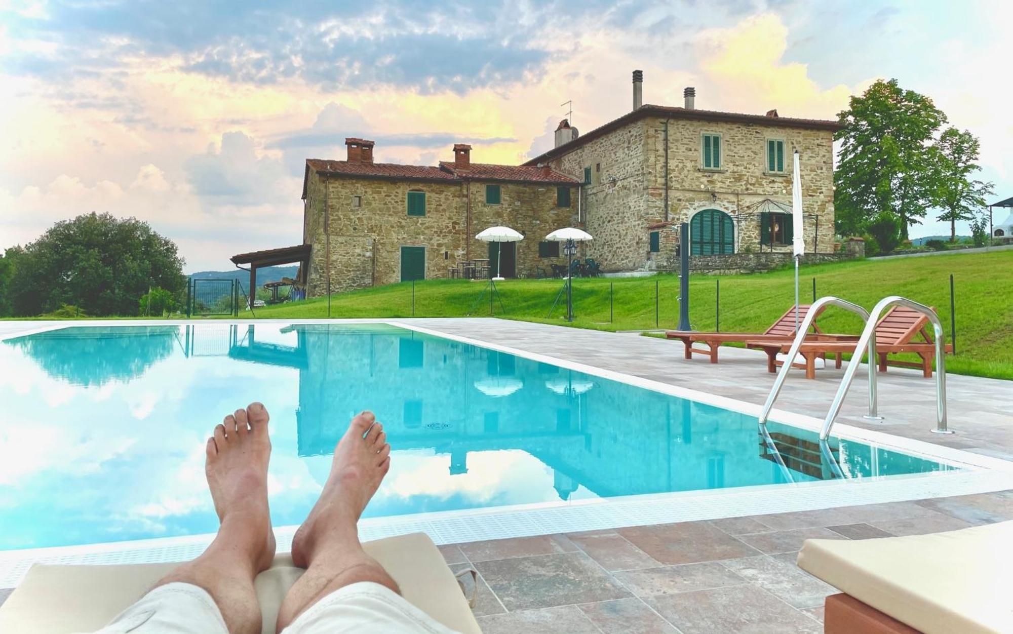 Agriturismo I Poggilunghi Civitella in Val di Chiana Dış mekan fotoğraf